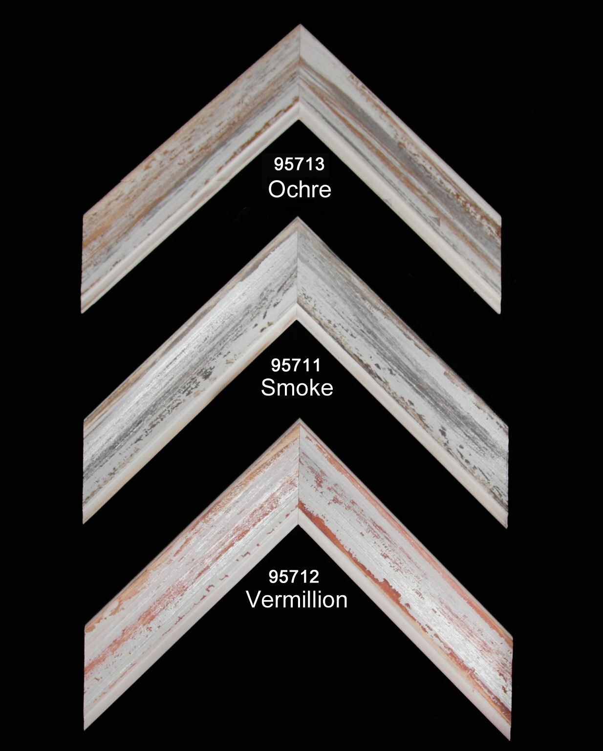 Refined rustic moulding in soft colors